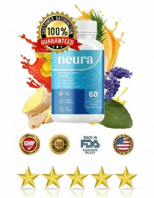 Neura cognitive performance formula bottle formulated for mental clarity and daily focus support